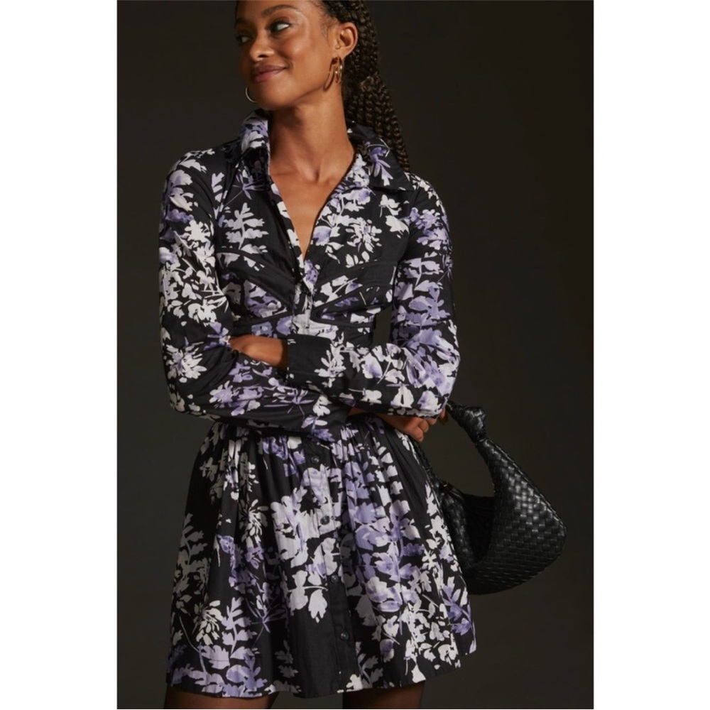 🔥NWT Anthropologie Corset Shirt Dress!